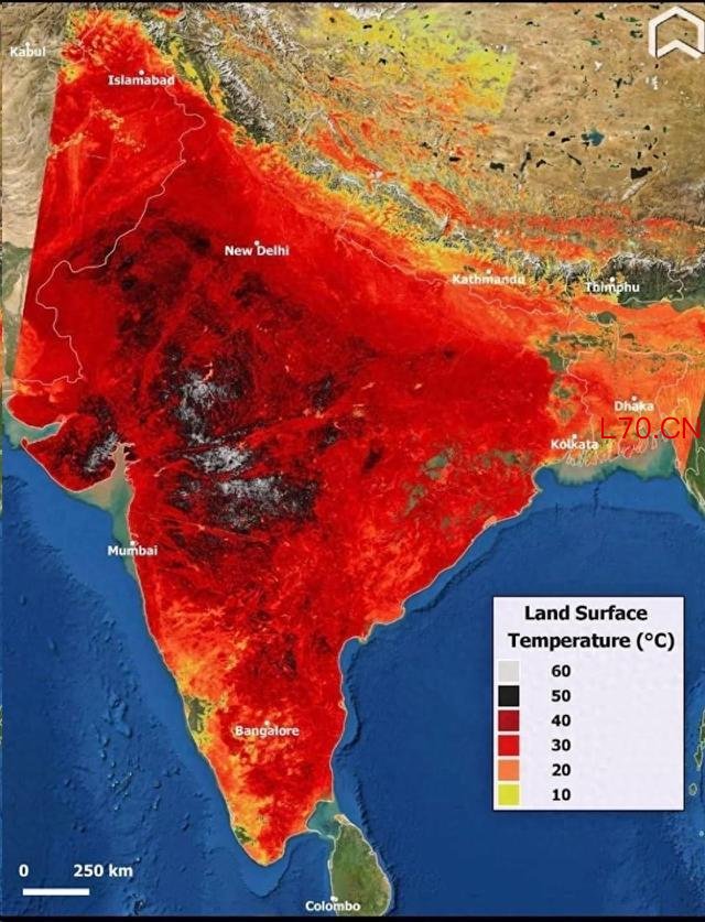 同一个太阳，印度被烤到48℃断电，中国北方却在悄悄变湿变绿？