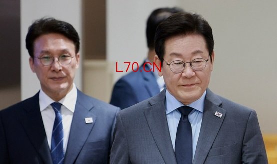 金民锡（左）和李在明 资料图 图自韩媒