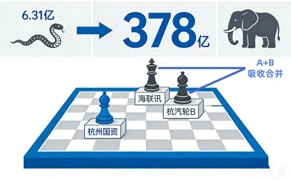 6.31亿撬动378亿: 杭州国资“蛇吞象”的资本大局